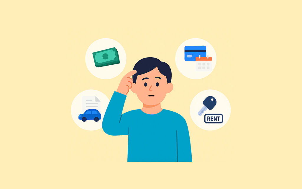 신차 구매 비용 중 세금에 대한 걱정을 하는 사람