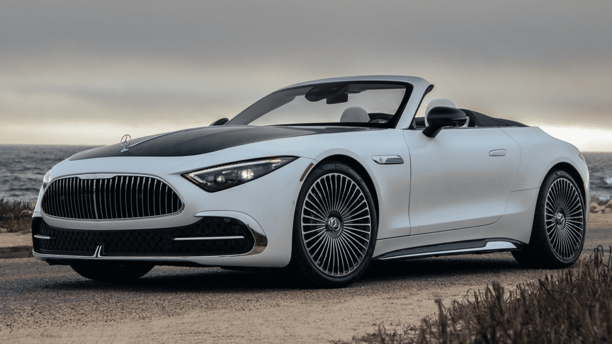 하얀색 2026 벤츠 마이바흐 SL 680