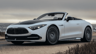 하얀색 2026 벤츠 마이바흐 SL 680