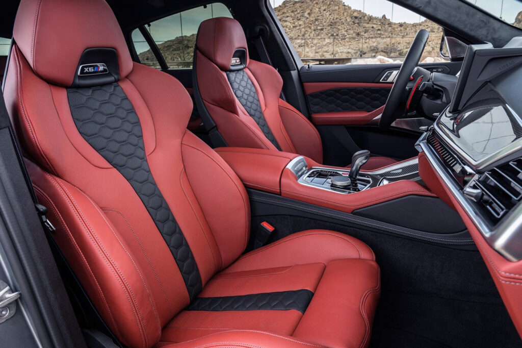 2026 BMW X6 M 레드 시트