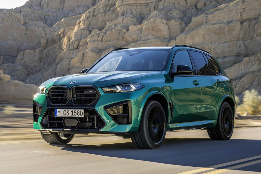 초록색 2026 BMW X5 M 컴페티션