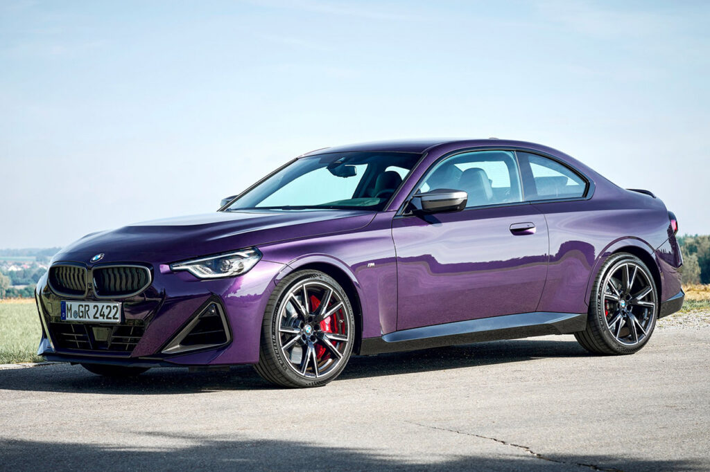 보라색 2026 BMW 2시리즈 쿠페