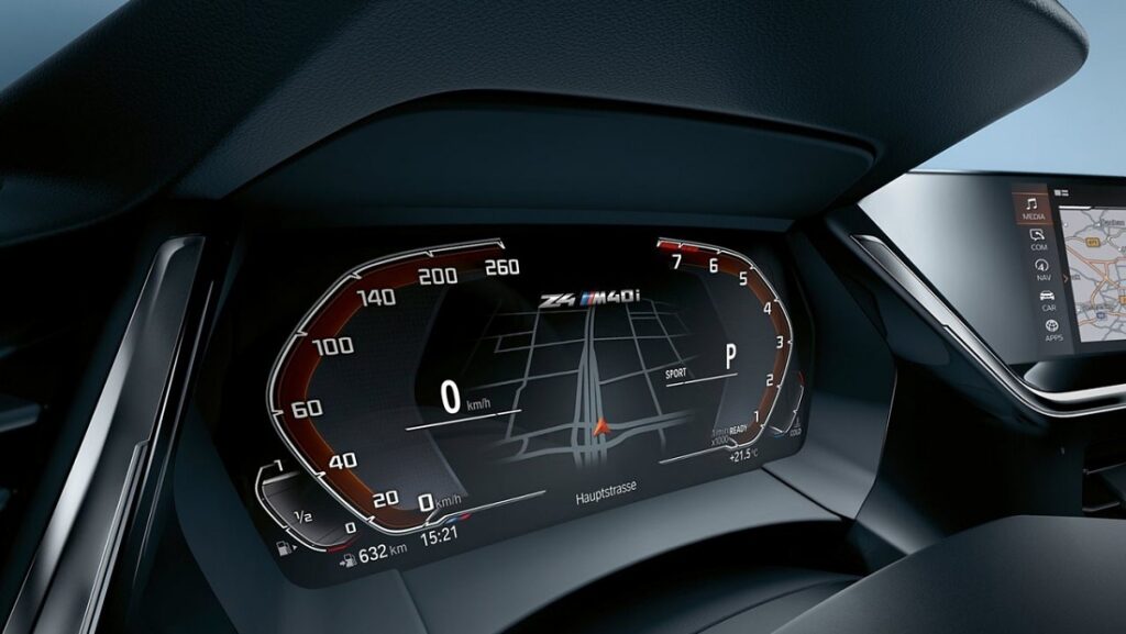 빨간색 2026 BMW Z4 M40i  계기판