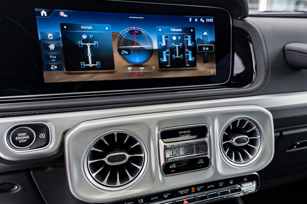 2026 벤츠 G클래스 지바겐 디스플레이