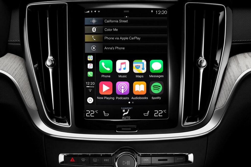 2026 볼보 V60 크로스 컨트리 디스플레이