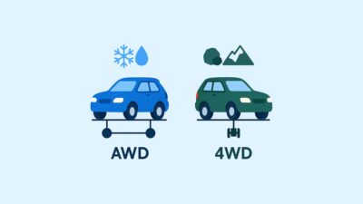 4WD AWD 차이점 비교
