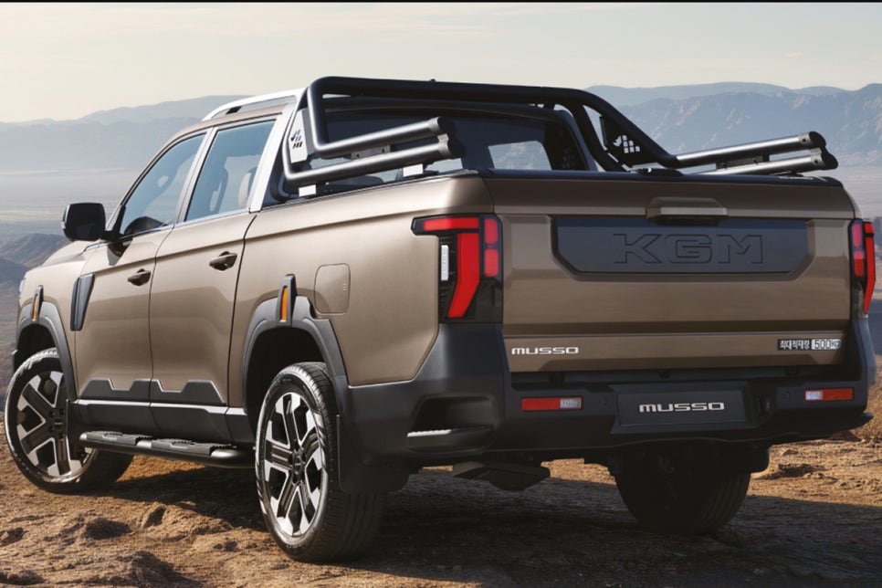 KGM 신형 무쏘의 적재함