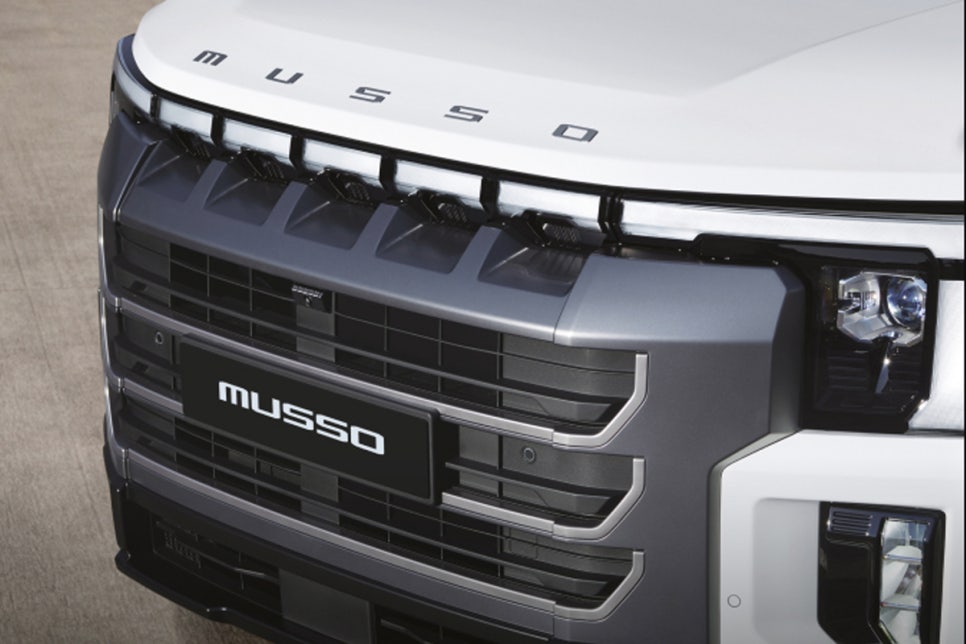 KGM 신형 무쏘 흰새