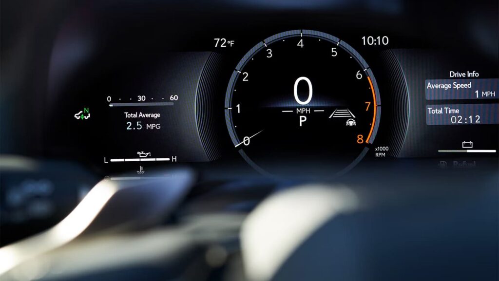 2026 렉서스 LX 700h 계기판