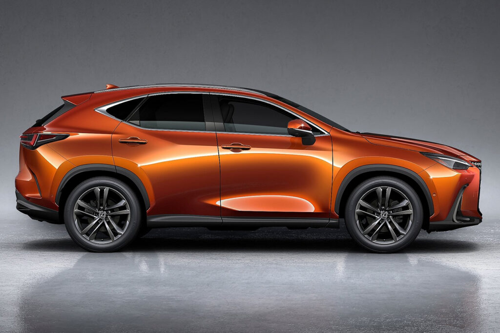 주황색 2026 렉서스 NX
