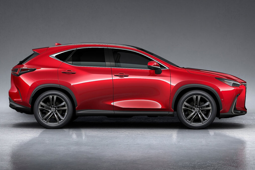 빨간색 2026 렉서스 NX