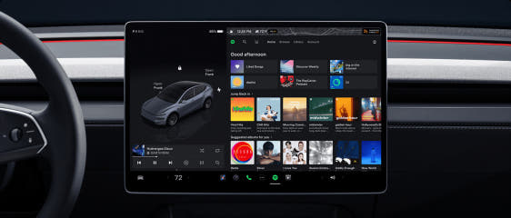 2026 테슬라 모델 Y 주니퍼 디스플레이