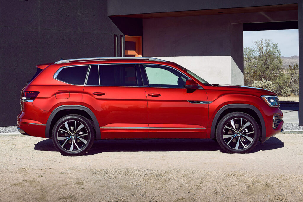 빨간색 2026 폭스바겐 아틀라스 빨간색