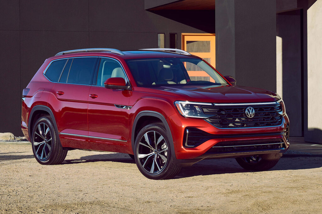 빨간색 2026 폭스바겐 아틀라스