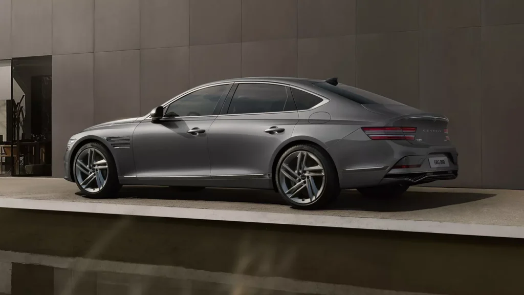 2026 제네시스 뉴 G80 측면 모습