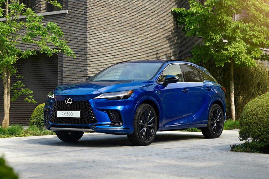 파란색 2026 렉서스 RX