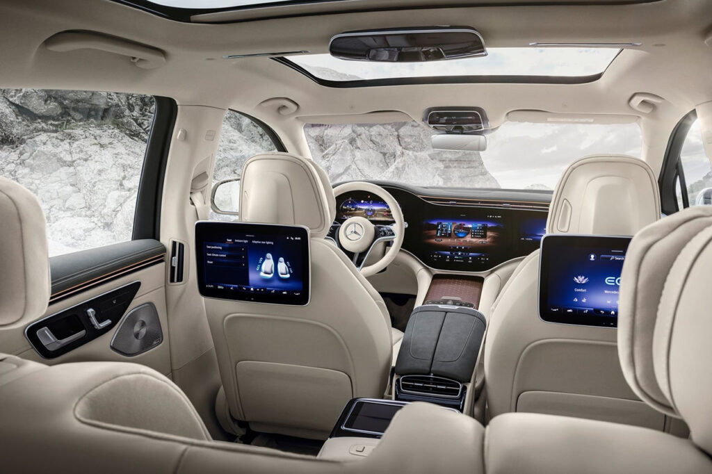 2026 벤츠 EQS SUV 실내 인테리어