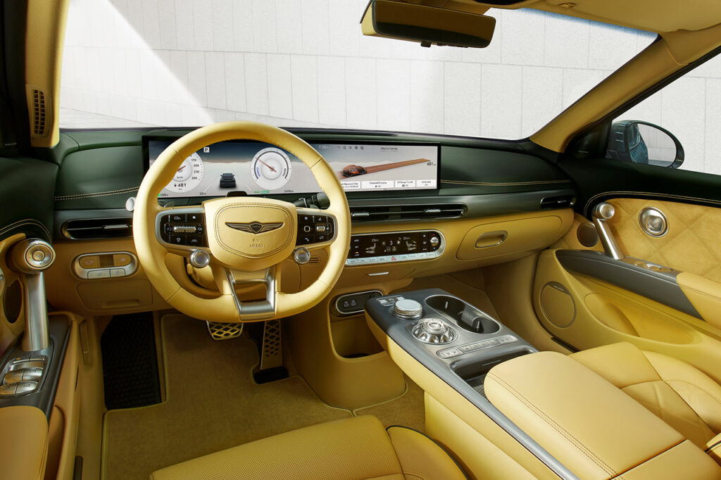 2027 제네시스 뉴 GV60 1열 모습