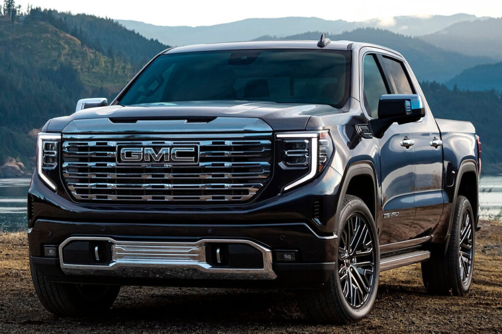 어두운 색상의 2026 GMC 시에라(5세대)