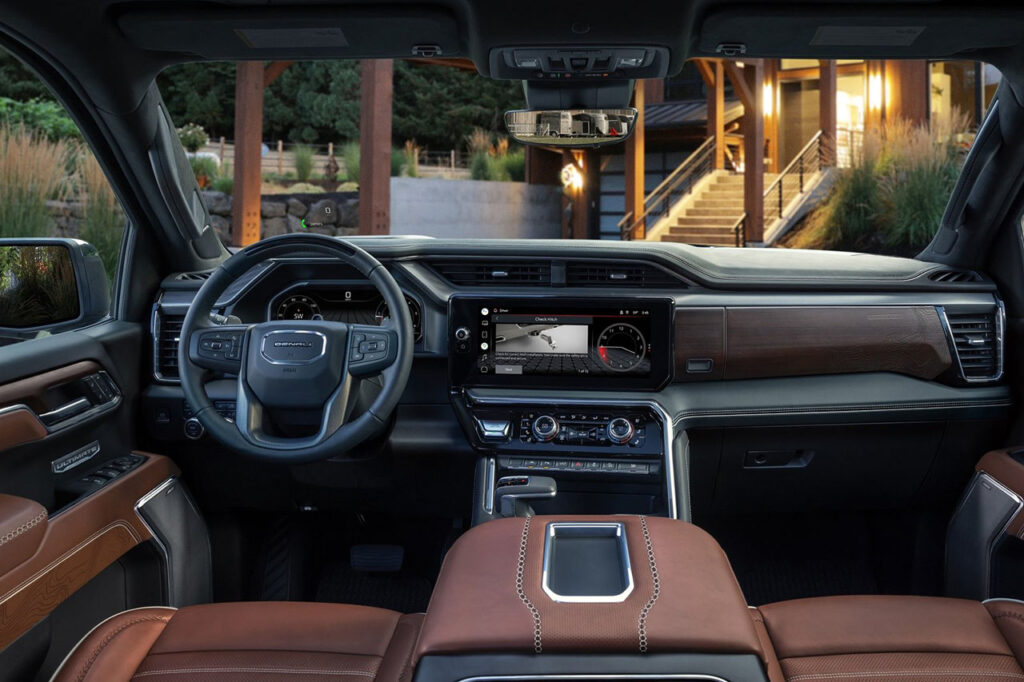 2026 GMC 시에라(5세대) 1열 인테리어