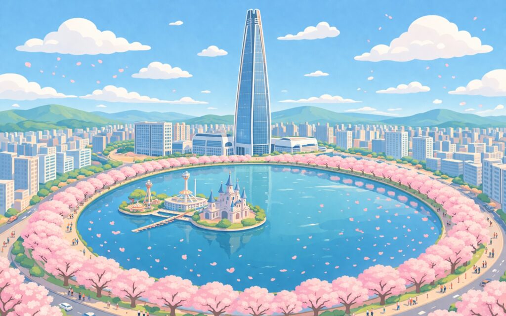 벚꽃 명소 석촌호수