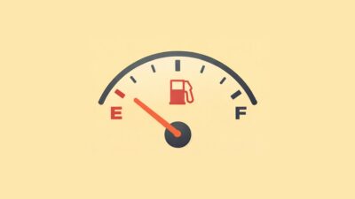 자동차 연비를 나타내는 인포그래픽